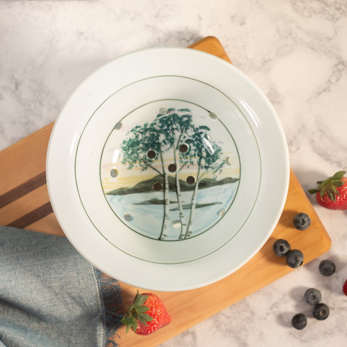 Berry Bowl with Plate