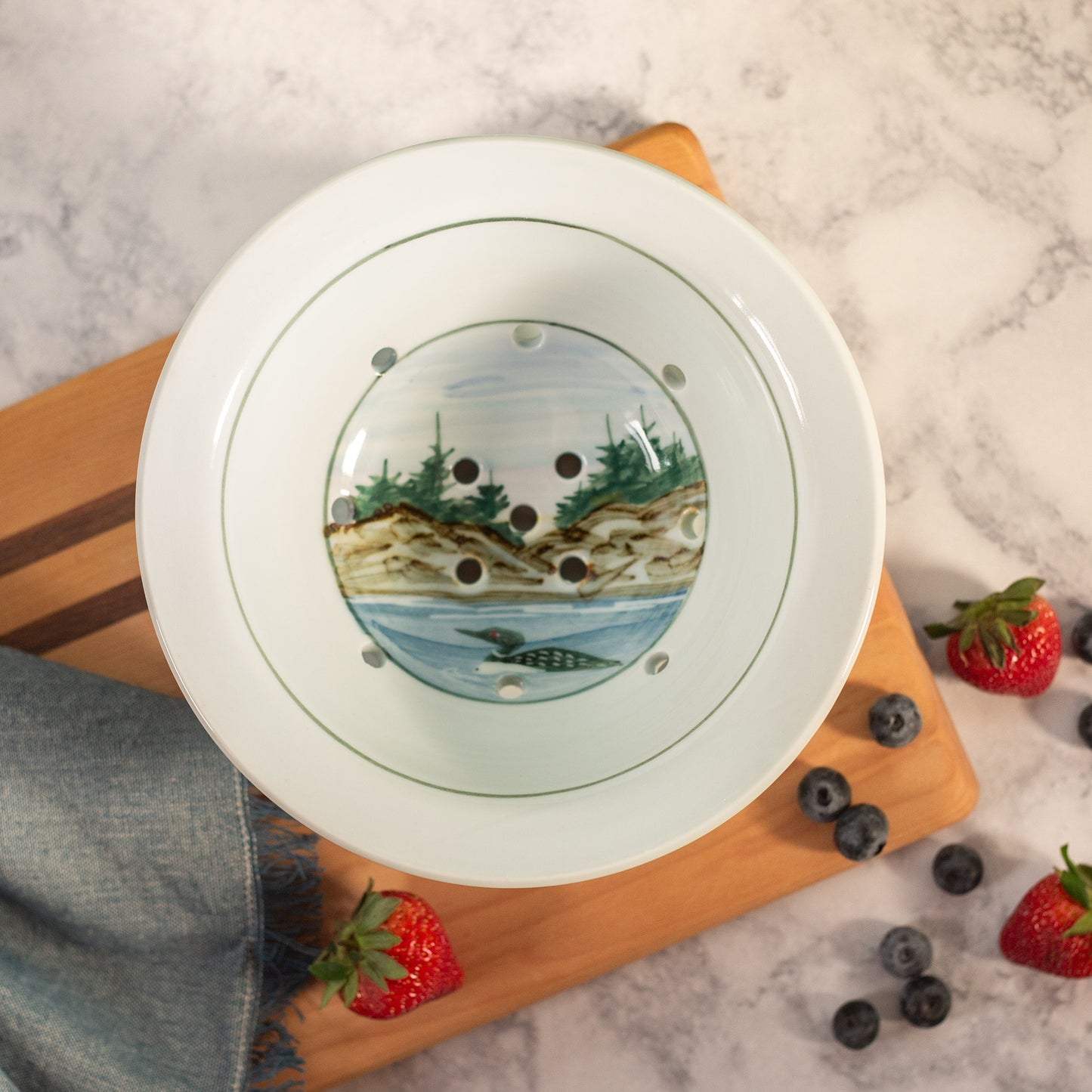 Berry Bowl with Plate