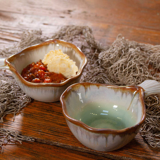 Handmade Pottery Fish Handled Bowl made by Carroccia Tony in Italy