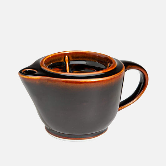 G20 Shaving Scuttle Handmade by Carroccia Tony  in Georgetown Maine in Hamada Glaze