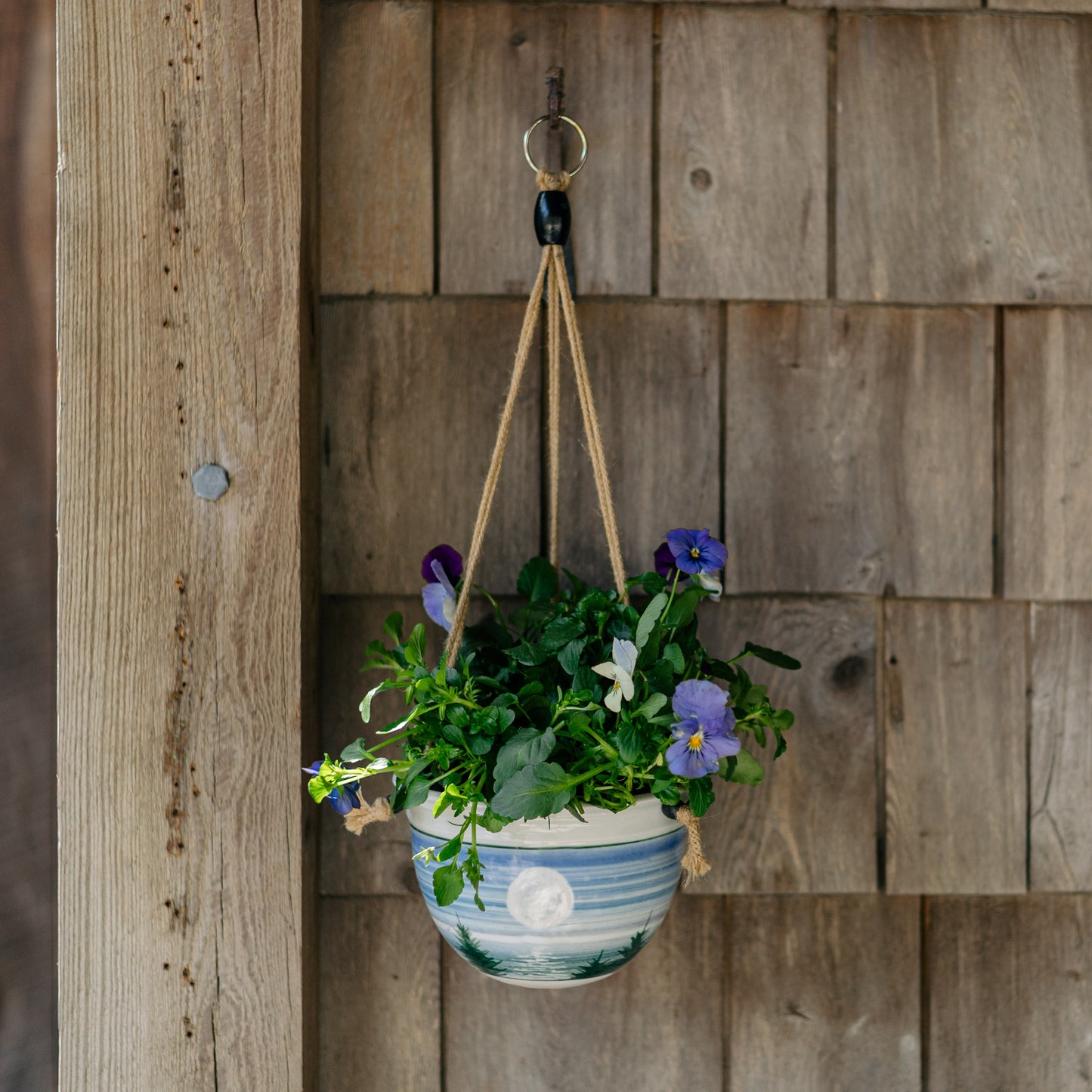 Round Hanging Planter