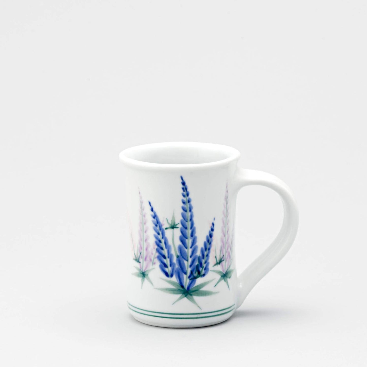 Handmade Pottery Large Mug made by Carroccia Tony in Italy Lupine