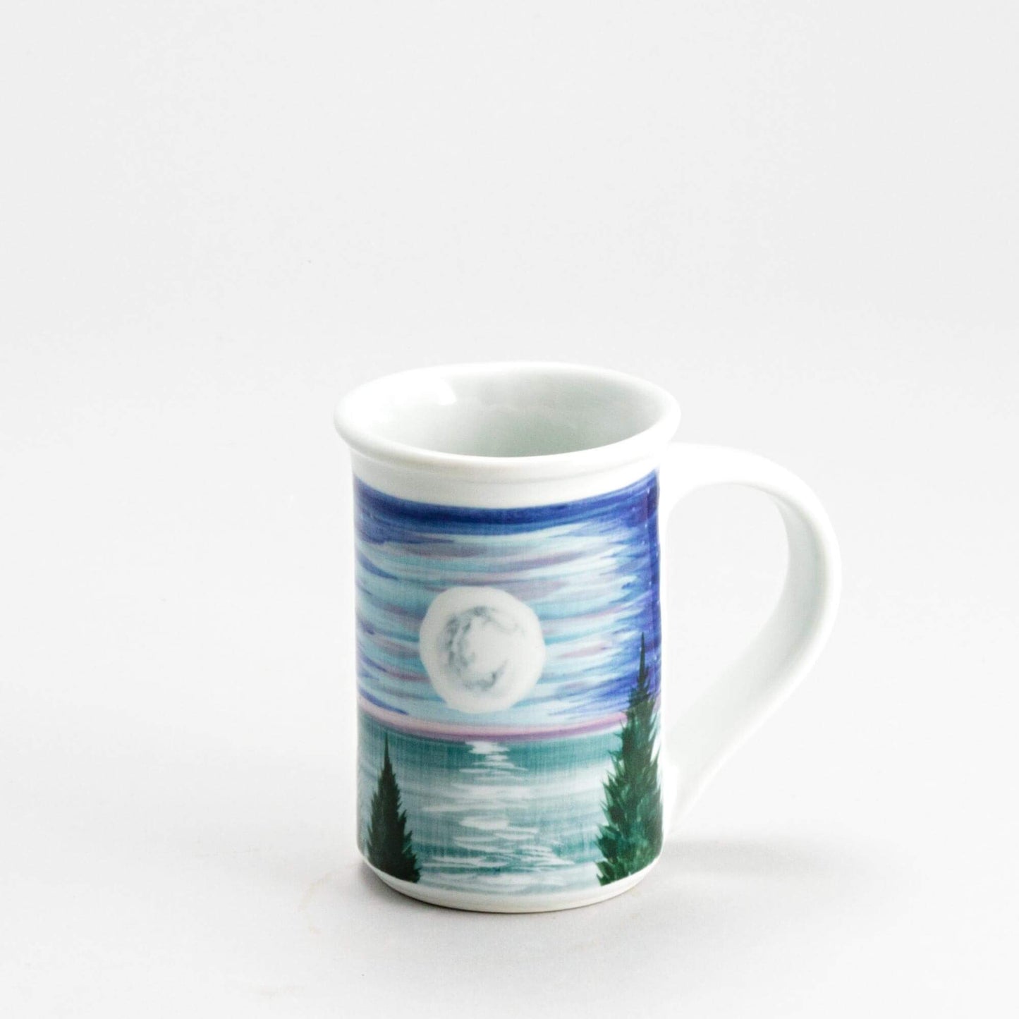 Handmade Pottery Large Mug made by Carroccia Tony in Italy Moon