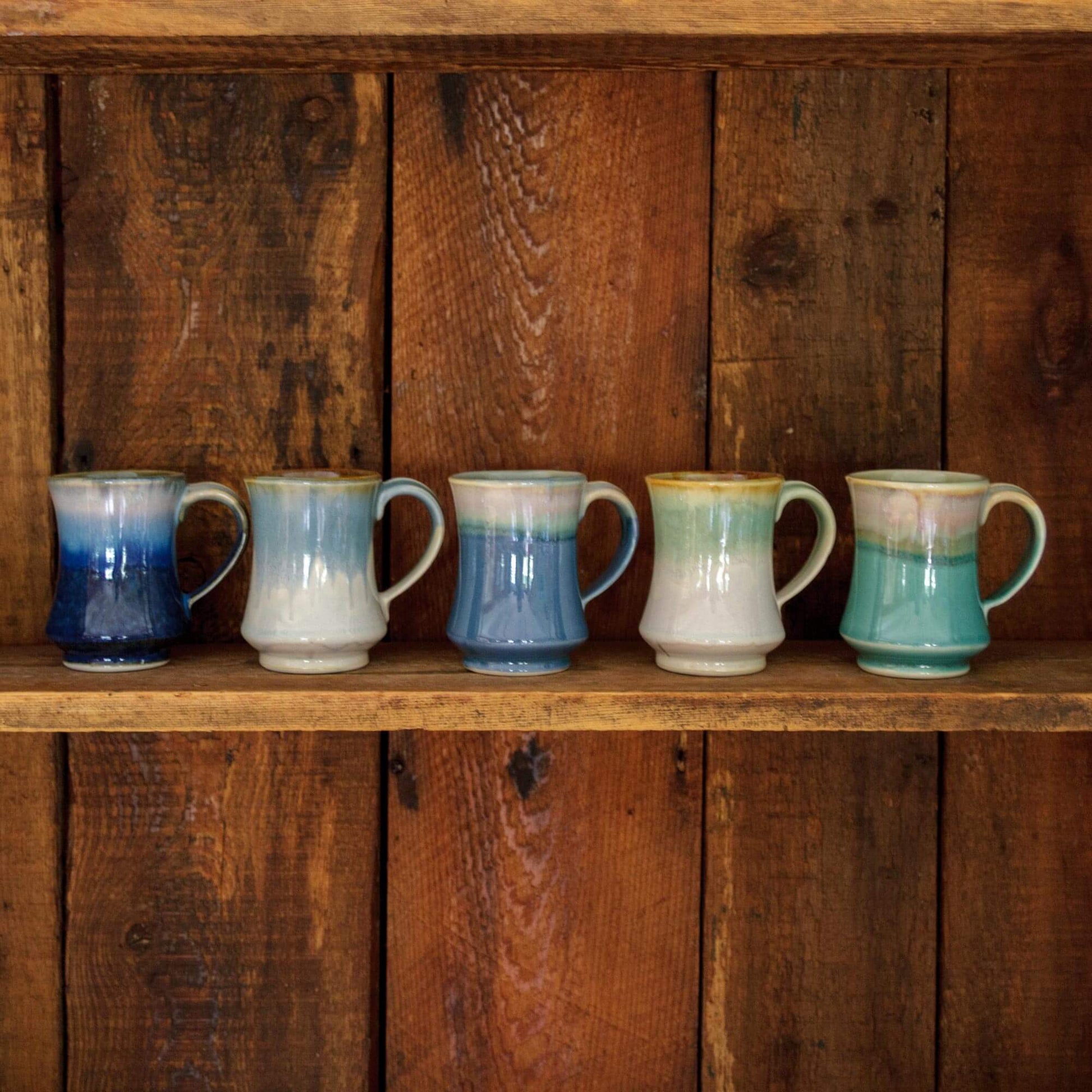 Handmade Pottery Pedestal Mug made by Carroccia Tony  in Italy