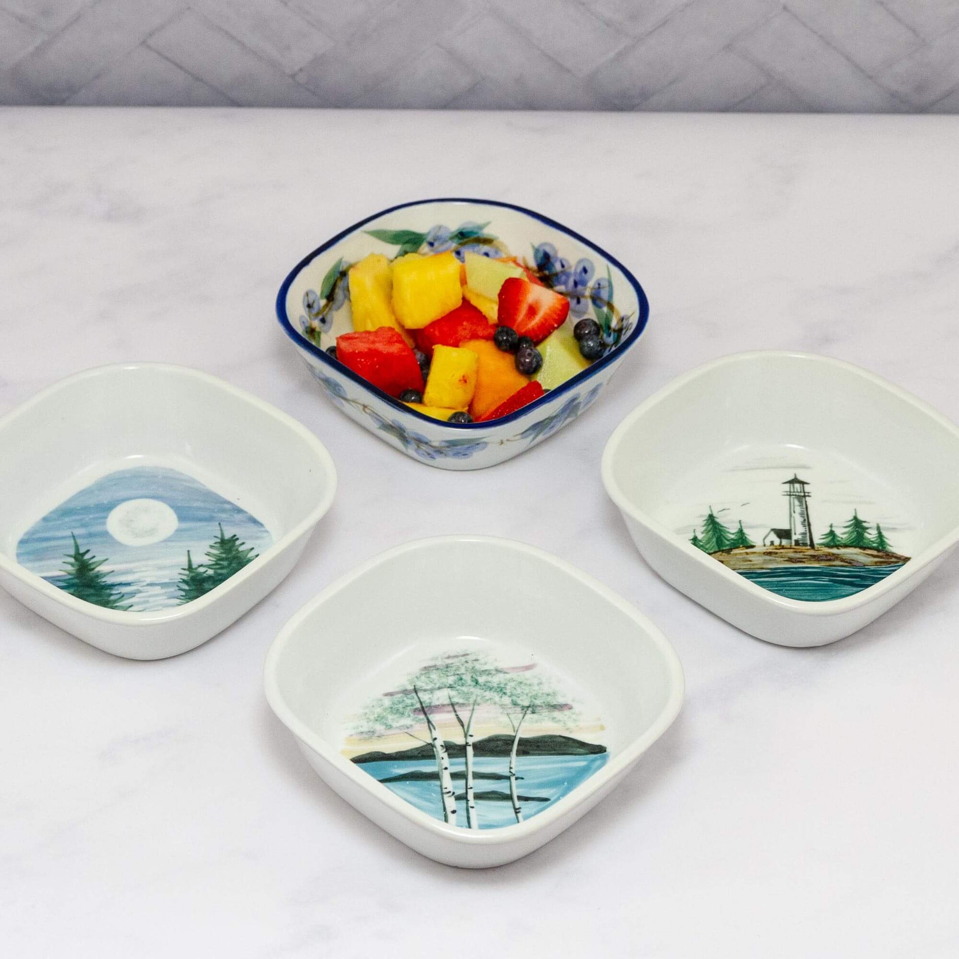 Handmade Pottery Appetizer Bowl made by Carroccia Tony in Italy