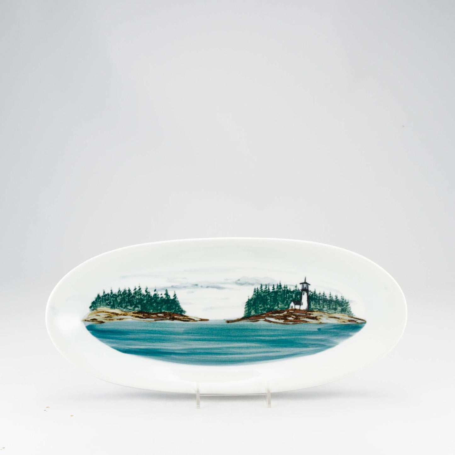 Handmade Pottery Boat Platter made by Carroccia Tony in Italy