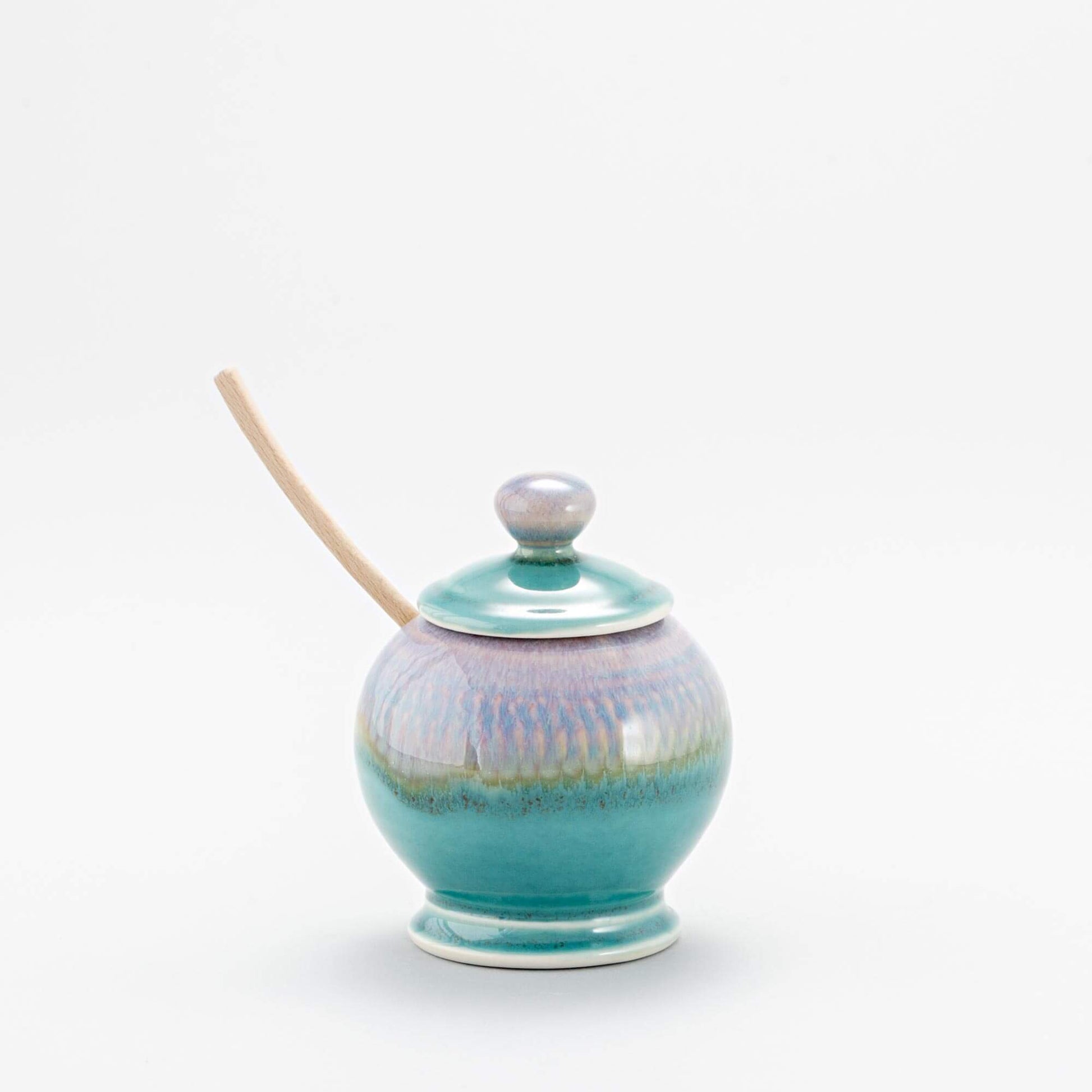 Pottery Sugar Jar handmade by Carroccia Tony  in Italy 