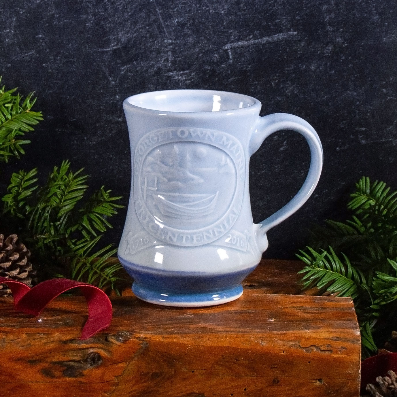 Handmade Georgetown Maine Tricentennial Mug by Carroccia Tony